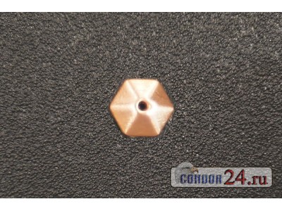 Чешуйки CR121 Шестигранка, 3 х 3 мм., медь, 500 шт.